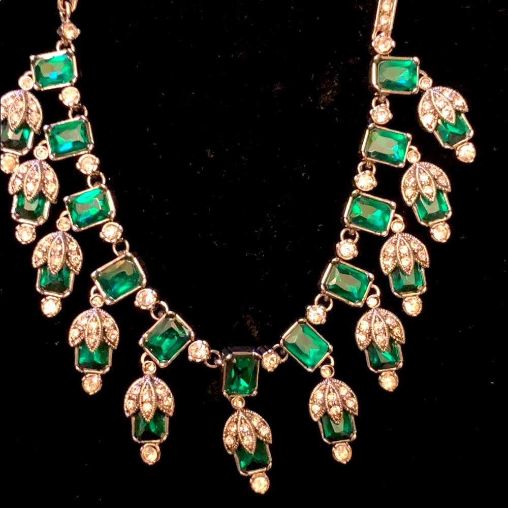 Vintage Art Deco necklace and bracelet set